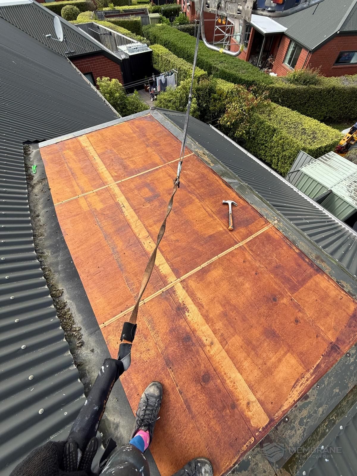 Before - Flat roof replacement