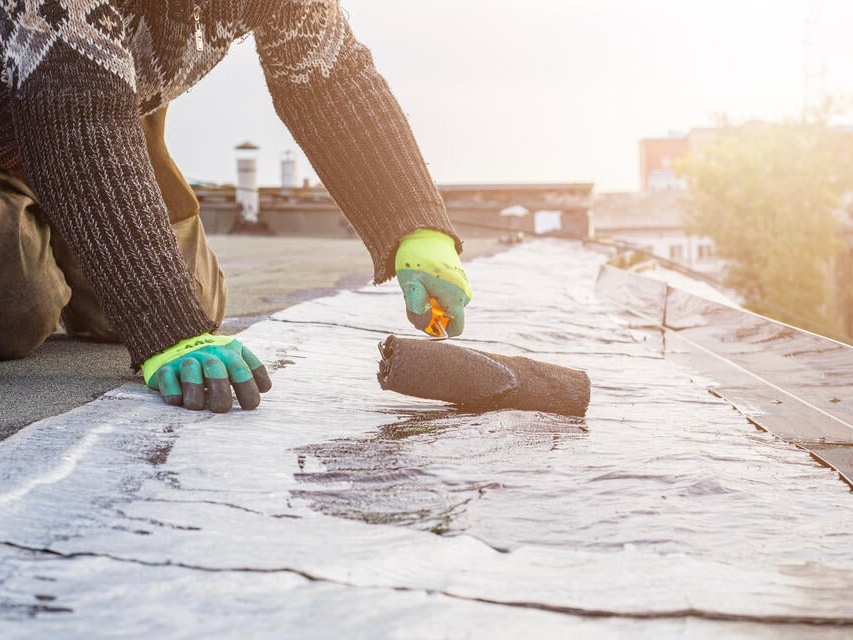 Liquid membrane roofing project 1